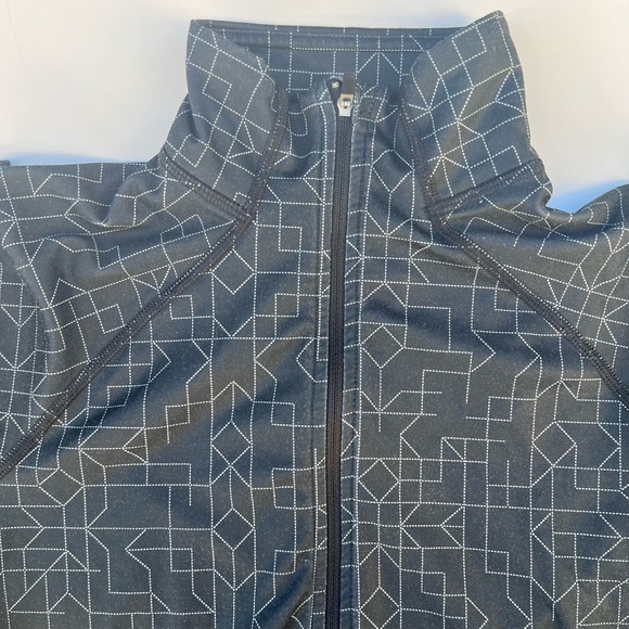 Nike Pro Dri-Fit Half Zip Hyperwarm Geometric Pullover Size Small - Picture 6 of 11